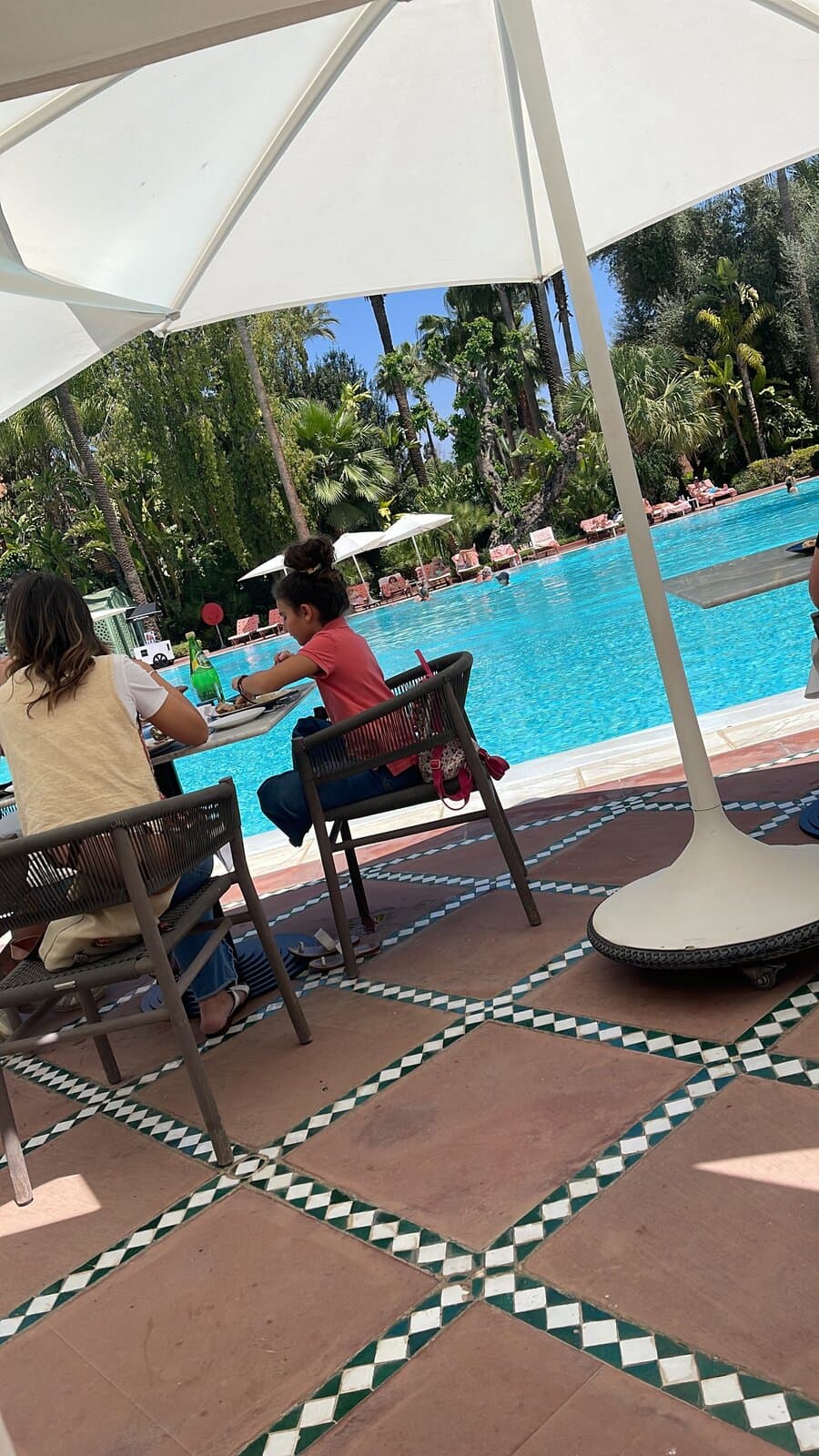 La Mamounia pool