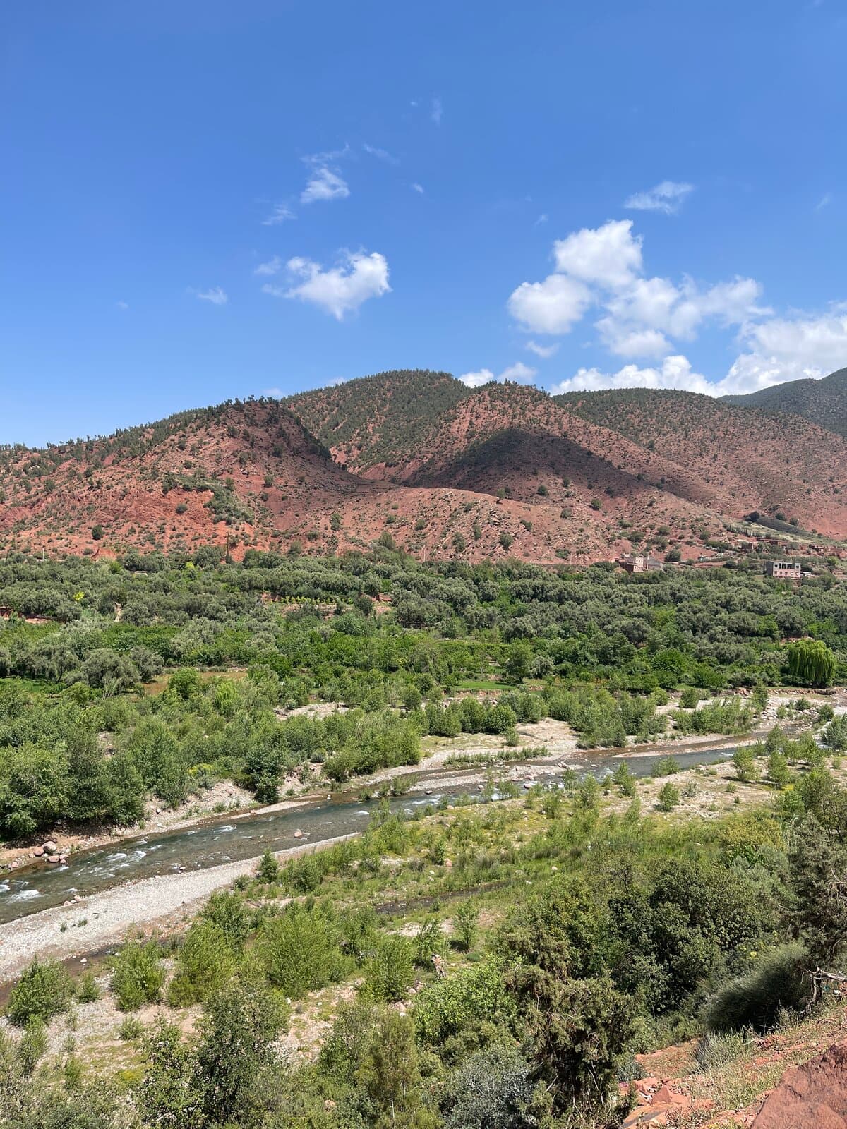 Atlas Mountains red earth landscape
